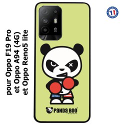 Coque pour Oppo A94 (4G) PANDA BOO© Boxeur - coque humour