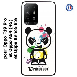 Coque pour Oppo A94 (4G) PANDA BOO© paintball color flash - coque humour