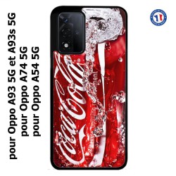 Coque pour Oppo A54 5G Coca-Cola Rouge Original