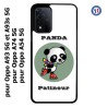 Coque pour Oppo A74 5G Panda patineur patineuse - sport patinage