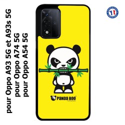 Coque pour Oppo A54 5G PANDA BOO© Bamboo à pleine dents - coque humour