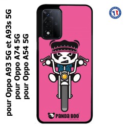 Coque pour Oppo A54 5G PANDA BOO© Moto Biker - coque humour