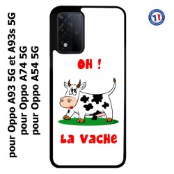 Coque pour Oppo A93 5G et Oppo A93s 5G Oh la vache - coque humoristique