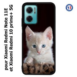 Coque pour Xiaomi Redmi 10 Prime PLUS 5G Bébé chat tout mignon - chaton yeux bleus