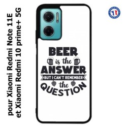 Coque pour Xiaomi Redmi Note 11E Beer is the answer Humour Bière