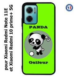 Coque pour Xiaomi Redmi 10 Prime PLUS 5G Panda golfeur - sport golf - panda mignon