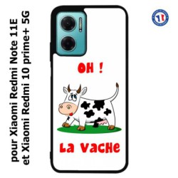 Coque pour Xiaomi Redmi Note 11E Oh la vache - coque humoristique