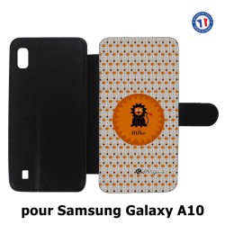 Etui cuir pour Samsung Galaxy A10 Petits Grains - Le lion fait ROOARrrr