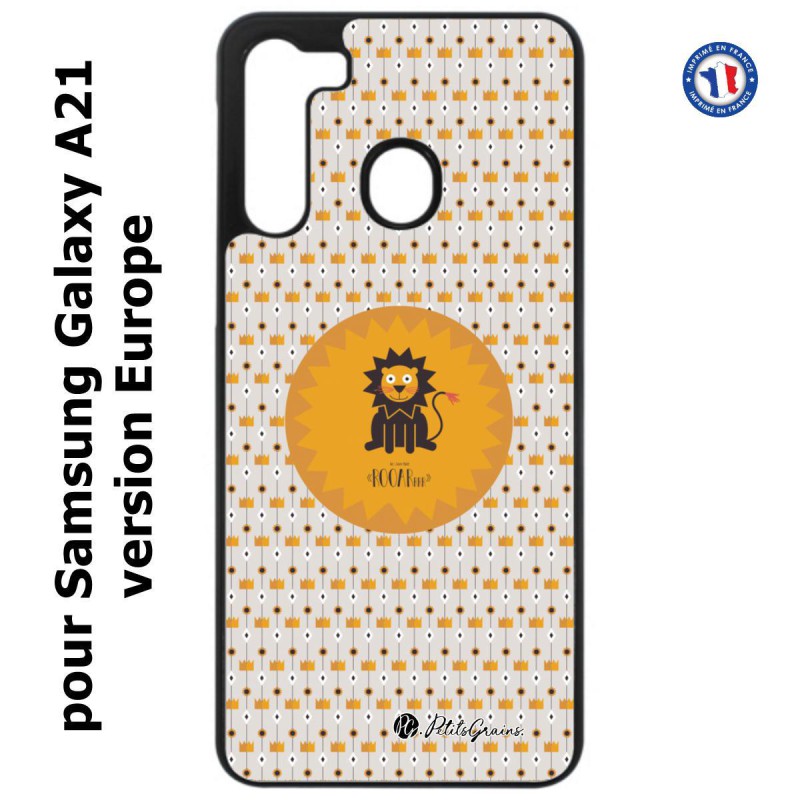 Coque pour Samsung Galaxy A21 Petits Grains - Le lion fait ROOARrrr