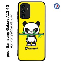 Coque pour Samsung Galaxy A13 4G et A13 4G lite PANDA BOO© Bamboo à pleine dents - coque humour