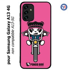 Coque pour Samsung Galaxy A13 4G et A13 4G lite PANDA BOO© Moto Biker - coque humour