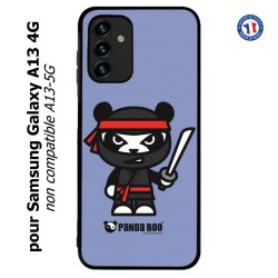 Coque pour Samsung Galaxy A13 4G et A13 4G lite PANDA BOO© Ninja Boo noir - coque humour