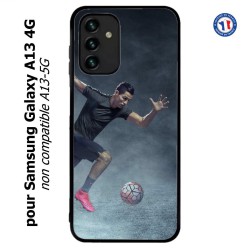 Coque pour Samsung Galaxy A13 4G et A13 4G lite Cristiano Ronaldo club foot Turin Football course ballon