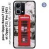 Coque pour Oppo Reno7 4G ou F21 pro 4G Cabine téléphone Londres - Cabine rouge London