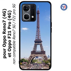 Coque pour Oppo Reno7 4G ou F21 pro 4G Tour Eiffel Paris France