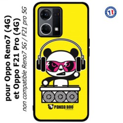 Coque pour Oppo Reno7 4G ou F21 pro 4G PANDA BOO© DJ music - coque humour