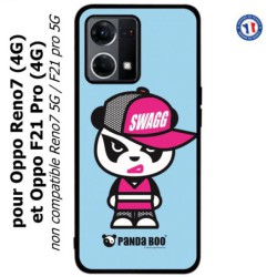 Coque pour Oppo Reno7 4G ou F21 pro 4G PANDA BOO© Miss Panda SWAG - coque humour