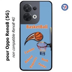 Coque pour Oppo Reno8 (5G) fan Basket