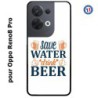 Coque pour Oppo Reno8 Pro Save Water Drink Beer Humour Bière