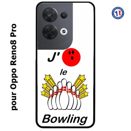 Coque pour Oppo Reno8 Pro J'aime le Bowling