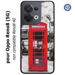Coque pour Oppo Reno8 (5G) Cabine téléphone Londres - Cabine rouge London
