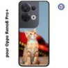 Coque pour Oppo Reno8 Pro PLUS Adorable chat - chat robe cannelle