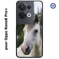 Coque pour Oppo Reno8 Pro PLUS Coque cheval blanc - tête de cheval