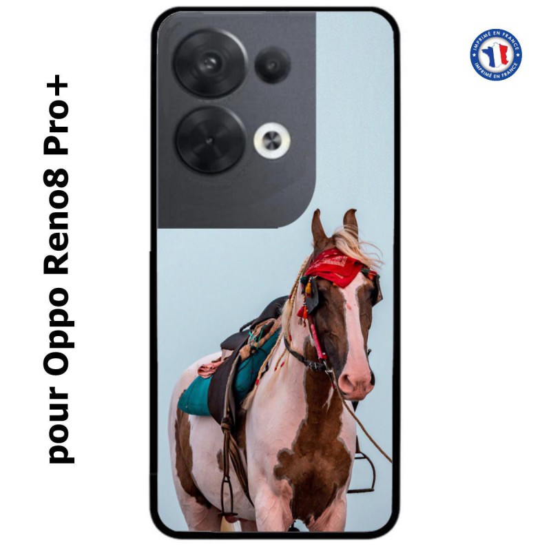 Coque pour Oppo Reno8 Pro PLUS Coque cheval robe pie - bride cheval