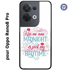 Coque pour Oppo Reno8 Pro Kiss me now Midnight is past my Bedtime amour embrasse-moi