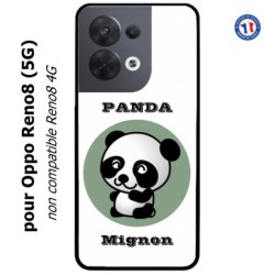 Coque pour Oppo Reno8 (5G) Panda tout mignon