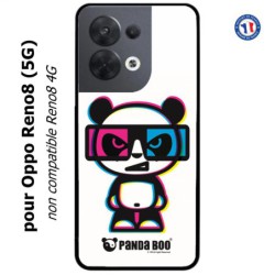 Coque pour Oppo Reno8 (5G) PANDA BOO© 3D - lunettes - coque humour