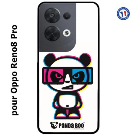 Coque pour Oppo Reno8 Pro PANDA BOO© 3D - lunettes - coque humour