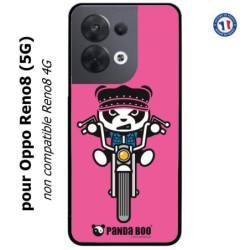 Coque pour Oppo Reno8 (5G) PANDA BOO© Moto Biker - coque humour