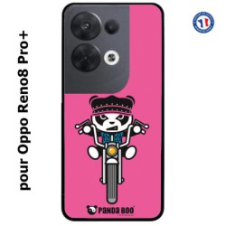 Coque pour Oppo Reno8 Pro PLUS PANDA BOO© Moto Biker - coque humour