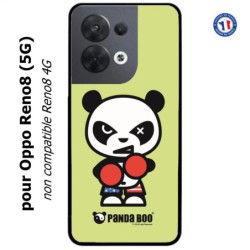 Coque pour Oppo Reno8 (5G) PANDA BOO© Boxeur - coque humour