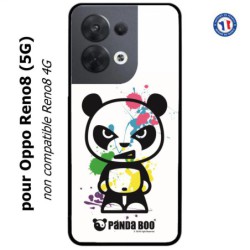 Coque pour Oppo Reno8 (5G) PANDA BOO© paintball color flash - coque humour