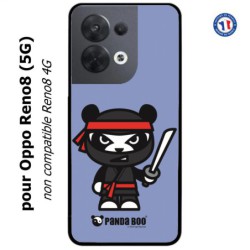 Coque pour Oppo Reno8 (5G) PANDA BOO© Ninja Boo noir - coque humour