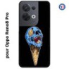 Coque pour Oppo Reno8 Pro Ice Skull - Crâne Glace - Cône Crâne - skull art