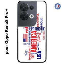 Coque pour Oppo Reno8 Pro PLUS USA lovers - drapeau USA - patriot