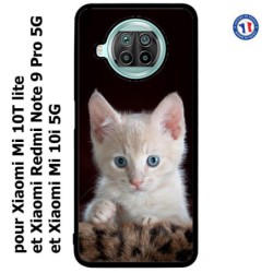 Coque pour Xiaomi Mi 10i 5G Bébé chat tout mignon - chaton yeux bleus