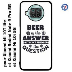 Coque pour Xiaomi Redmi Note 9 pro 5G Beer is the answer Humour Bière