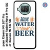 Coque pour Xiaomi Mi 10i 5G Save Water Drink Beer Humour Bière