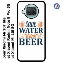 Coque pour Xiaomi Mi 10T lite Save Water Drink Beer Humour Bière