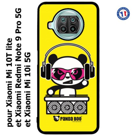 Coque pour Xiaomi Redmi Note 9 pro 5G PANDA BOO© DJ music - coque humour