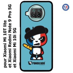 Coque pour Xiaomi Mi 10i 5G PANDA BOO© Français béret baguette - coque humour