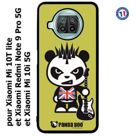 Coque pour Xiaomi Mi 10i 5G PANDA BOO© Punk Musique Guitare - coque humour