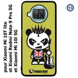 Coque pour Xiaomi Mi 10T lite PANDA BOO© Punk Musique Guitare - coque humour