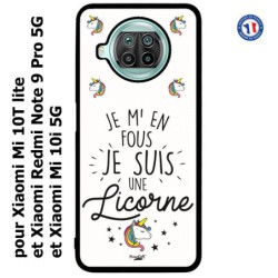 Coque pour Xiaomi Mi 10i 5G ProseCafé© coque Humour : Je m'en fous