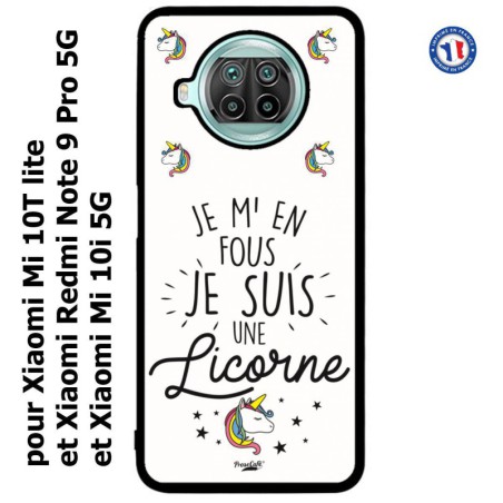 Coque pour Xiaomi Redmi Note 9 pro 5G ProseCafé© coque Humour : Je m'en fous