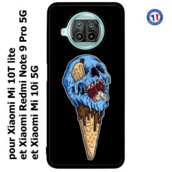 Coque pour Xiaomi Mi 10i 5G Ice Skull - Crâne Glace - Cône Crâne - skull art